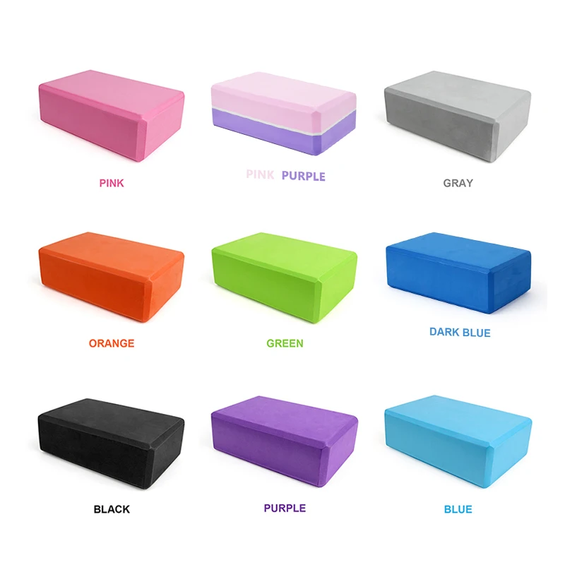 Pilates Yoga Block Exercises - Bloc de Yoga en mousse EVA,