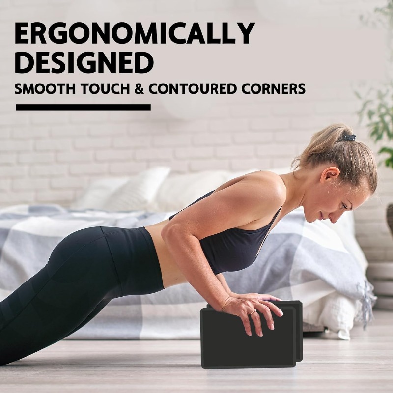 Pilates Yoga Block Exercises - 1 Paire de blocs de yoga