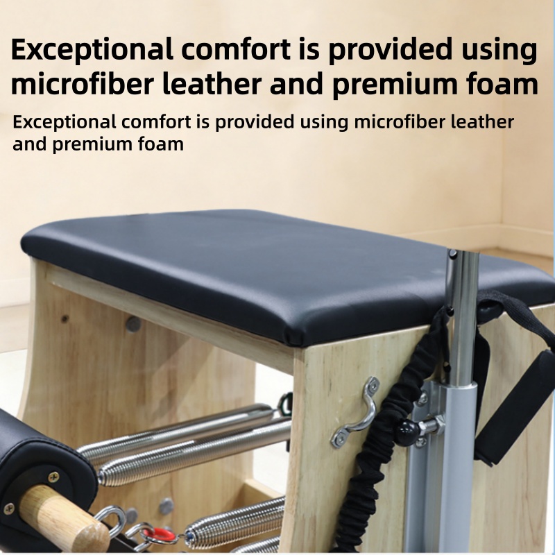 Home Pilates Yoga - Chaise de Pilates à pédales stable