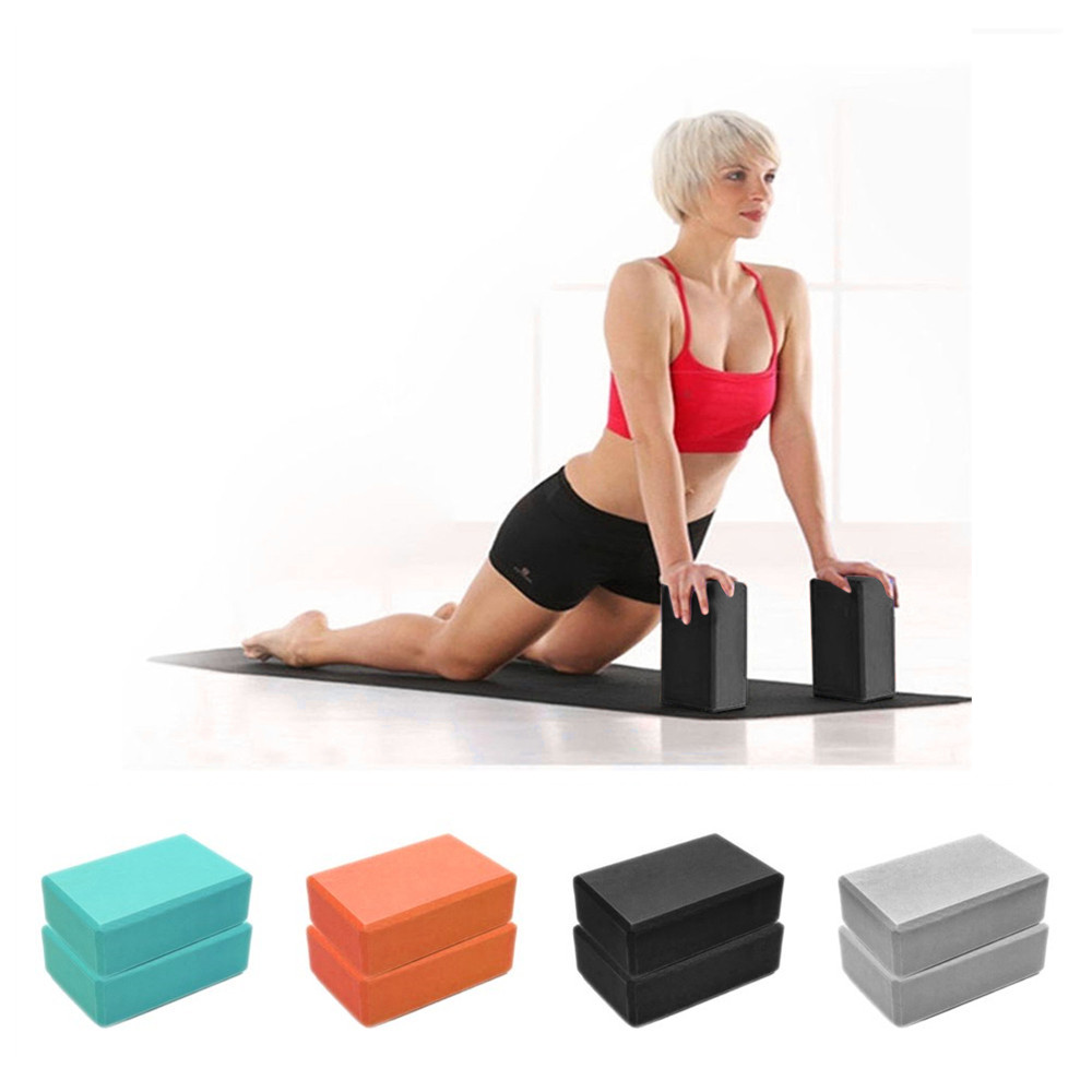 Pilates Yoga Block Exercises - Bloc de Yoga EVA coloré, brique