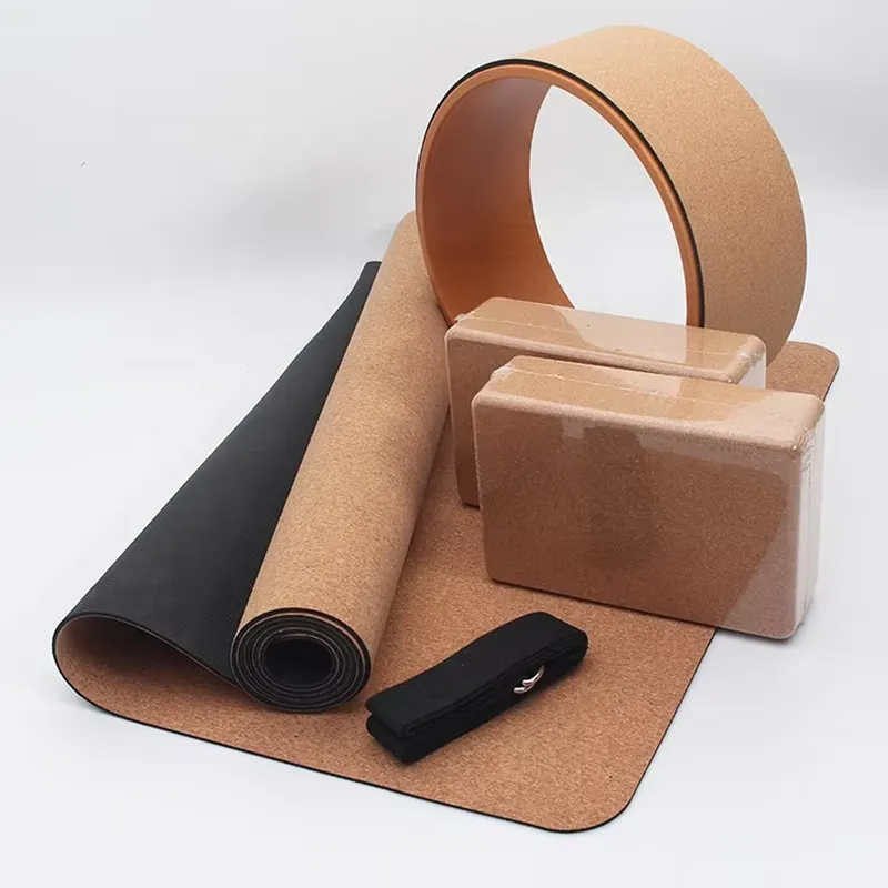 Yoga Block Cork - SANFAN Ensemble de tapis de yoga