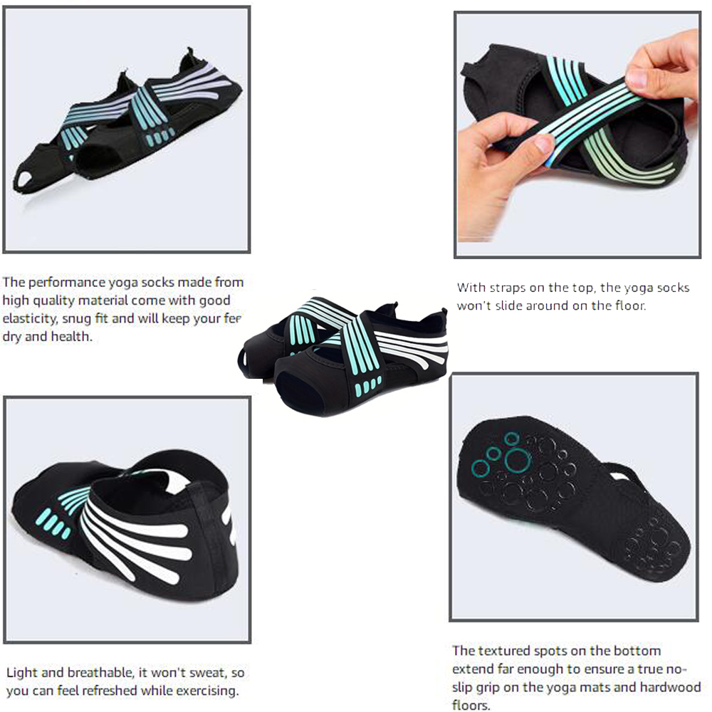 1 paire de chaussettes de yoga - Pilates Yoga Combo avis et prix