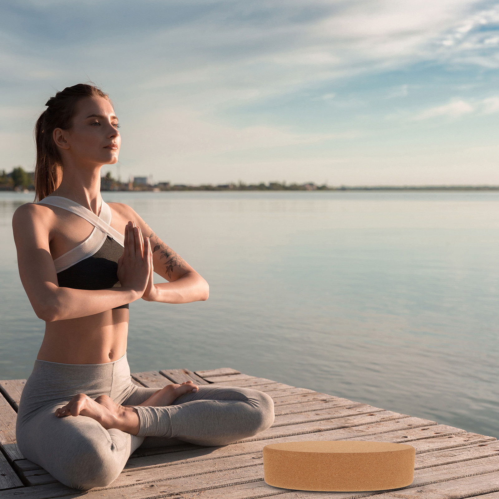 Bloc de yoga ovale en liège, m - Yoga Block Cork avis et prix