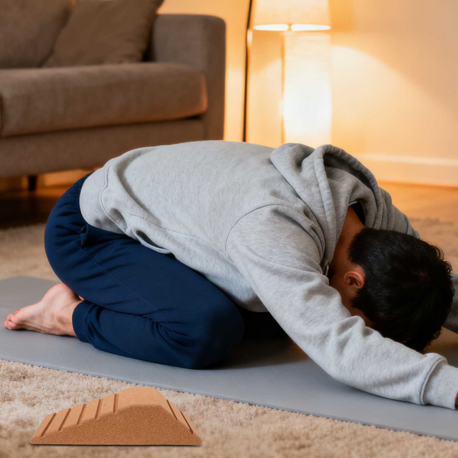 Bloc de yoga trapézoïdal en li - Yoga Block Cork avis et prix