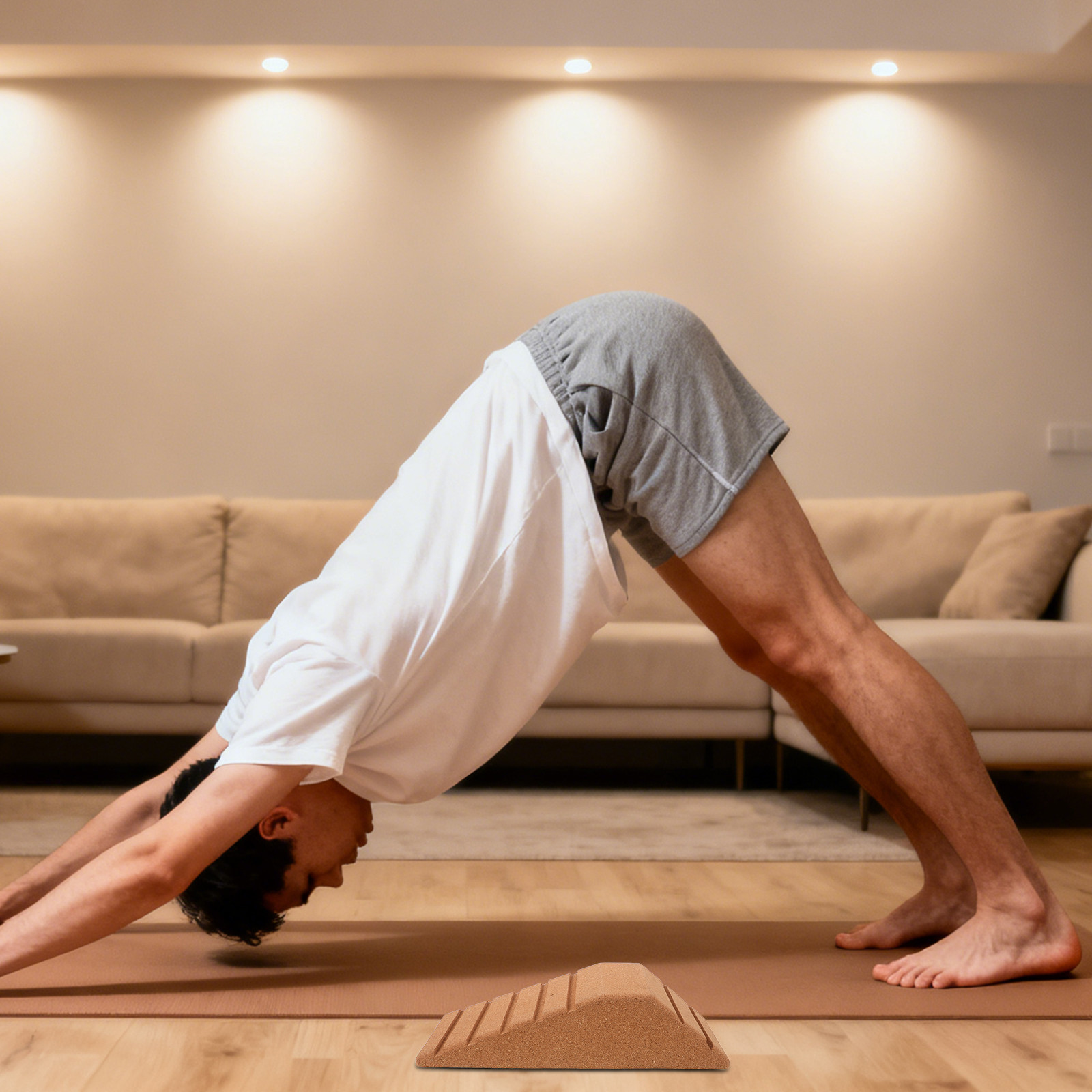 Bloc de yoga trapézoïdal en li - Yoga Block Cork avis et prix
